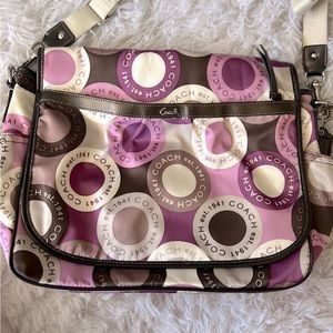 Coach diaper bag